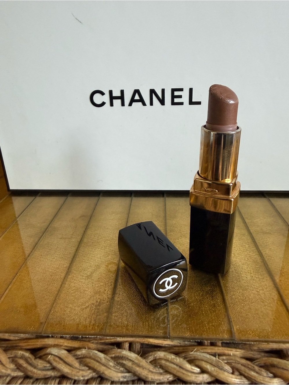 VTG Chanel lipstick rose passion